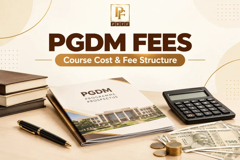 PGDM fees and course cost with fee structure and college prospectus